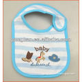 Embroidery Animal and Cartoon Patterned Cotton Waterproof Baby Bibs